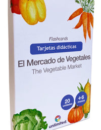 Flashcards Mercado de Verduras – Unlimited
