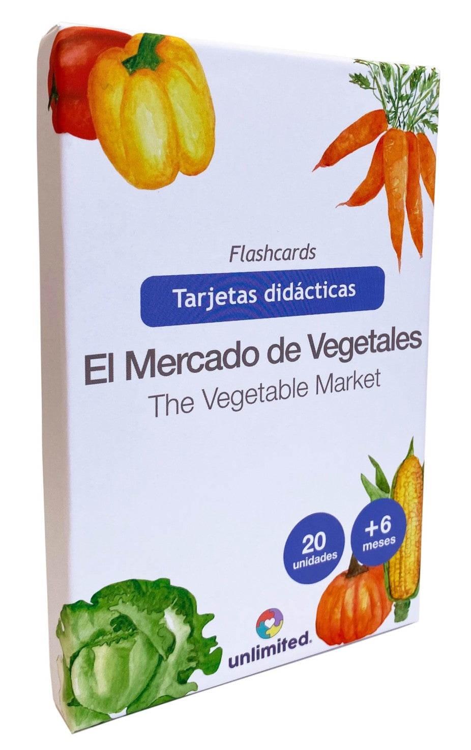 Flashcards Mercado de Verduras – Unlimited