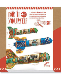 Manualidad DIY Aviones para pintar – Djeco
