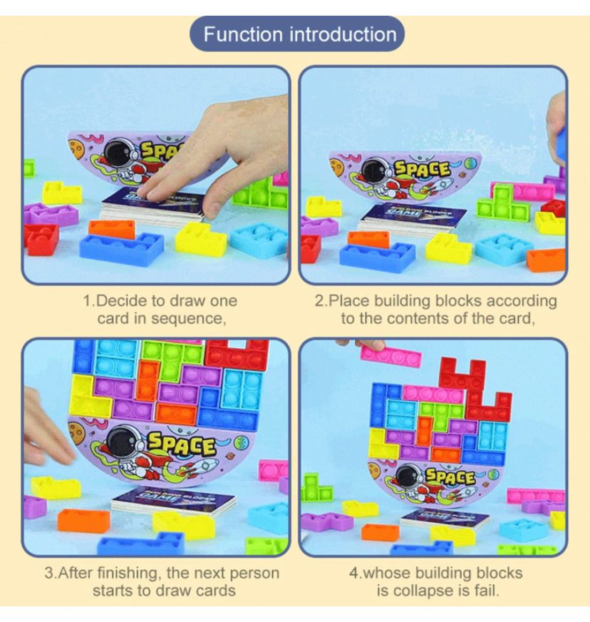 Building Blocks Game Pop It