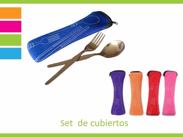 Set de cubiertos color azul – Be cool