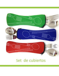 Set de cubiertos color azul – Be cool
