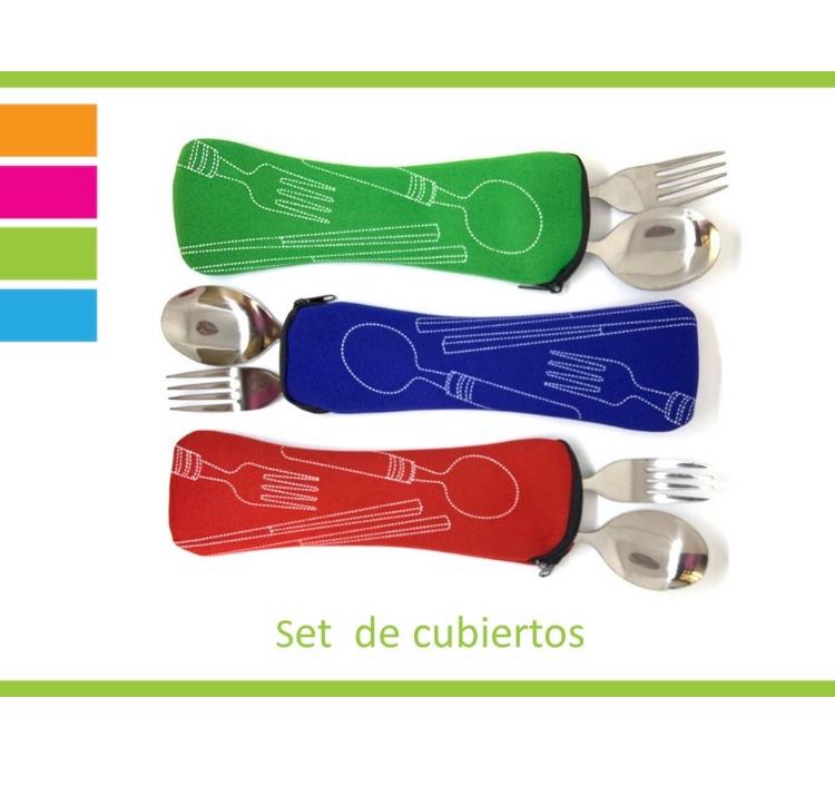 Set de cubiertos color azul – Be cool