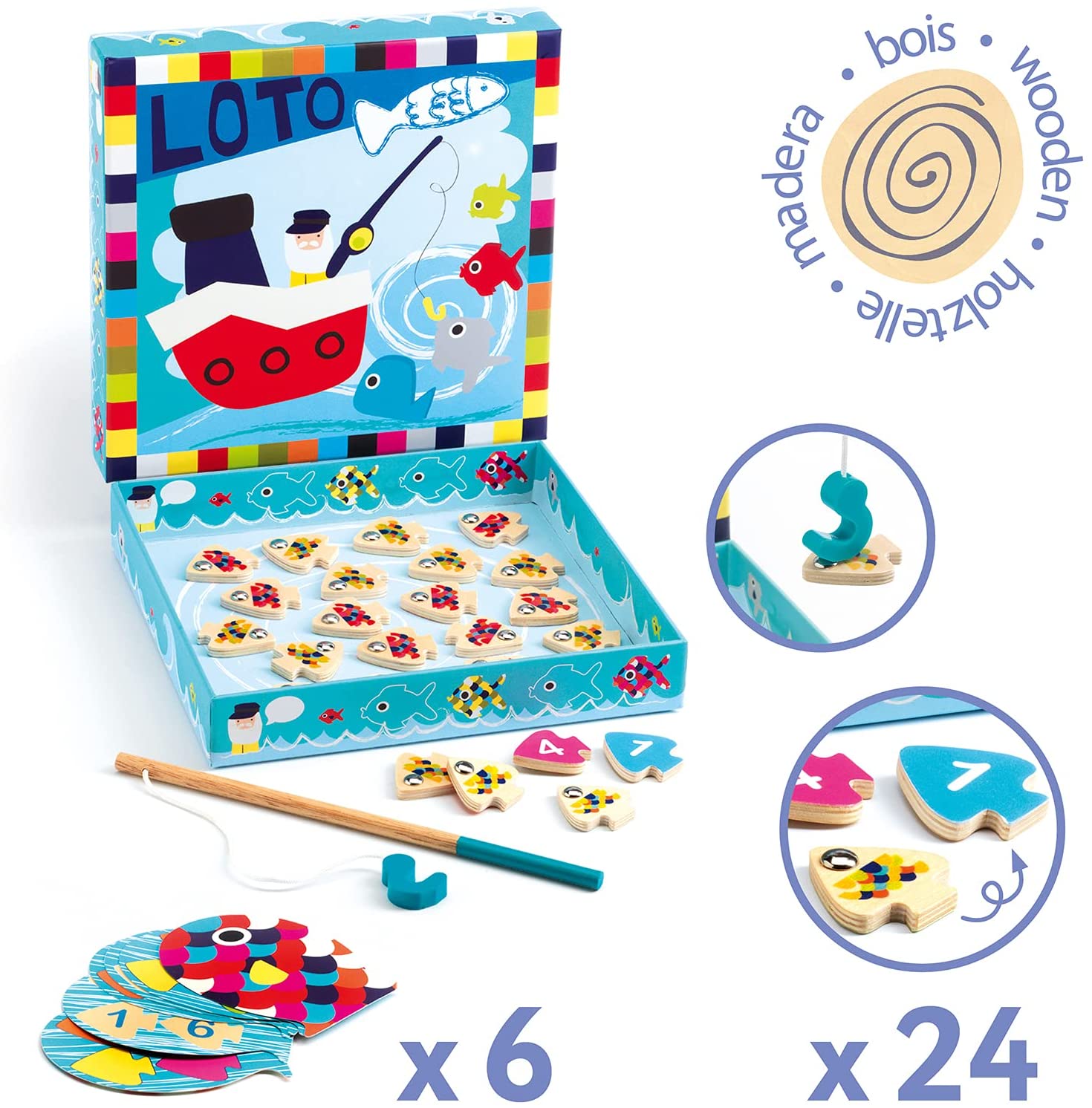 Juego Educativo Pesca Navy Loto – Djeco