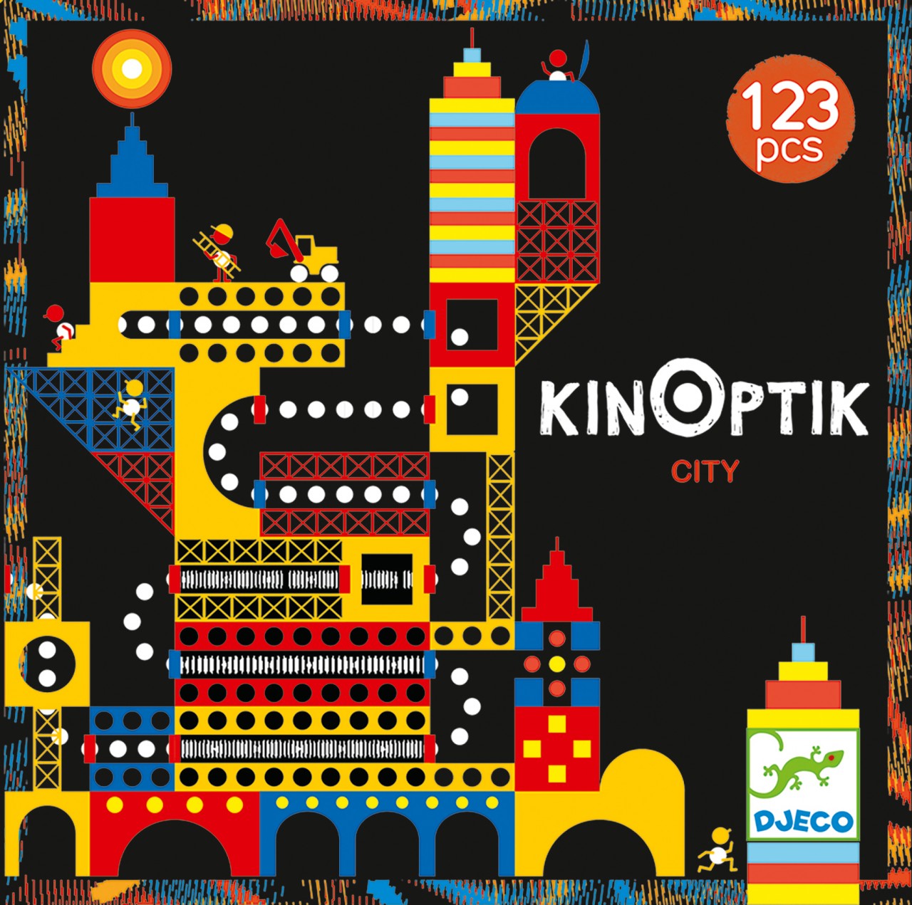 Construcción Kinoptik La ciudad (123 piezas) – Djeco