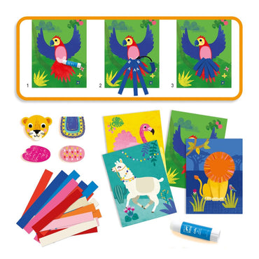 Manulidad con bucles de papel – DJECO