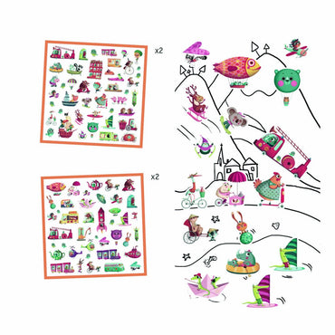 Pack de stickers – En camino – DJECO