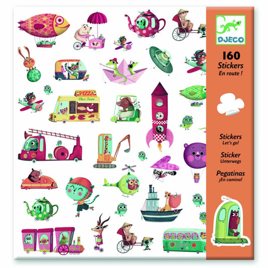 Pack de stickers – En camino – DJECO
