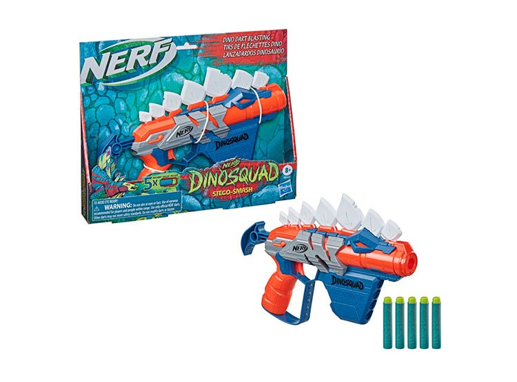 Nerf Dinosquad Lanzador Stegomash – Hasbro