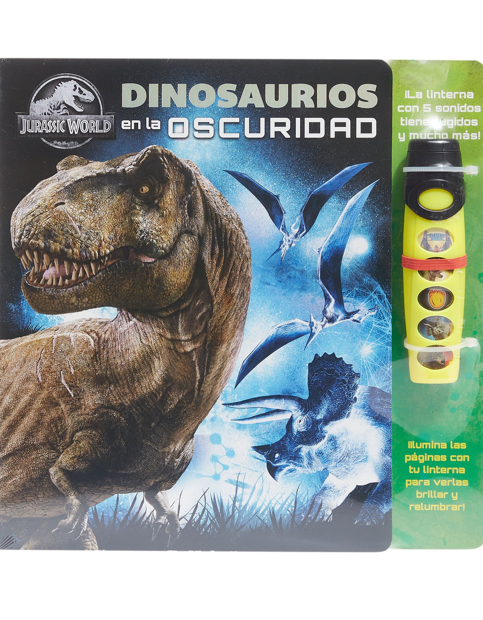 Dinosaurios en la Oscuridad (Libro con linterna y sonidos) – Eurosur