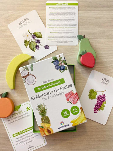Flashcards Mercado de Frutas – Unlimited