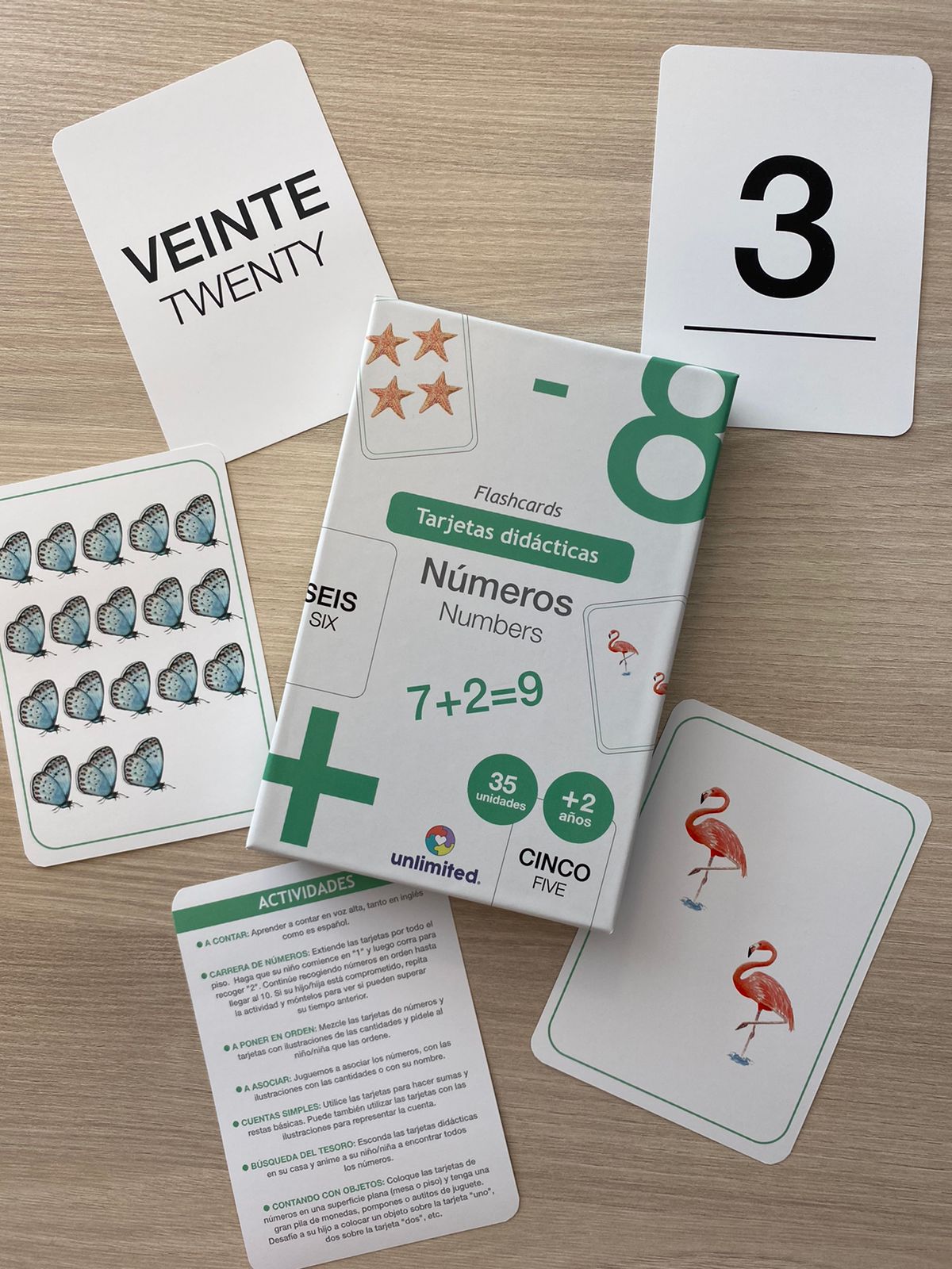 Flashcards Números – Unlimited