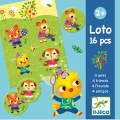 Juego de mesa – Loto de 4 amigos – DJECO