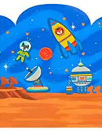 Space Critters – Escenas de pegatinas reutilizables – Ooly
