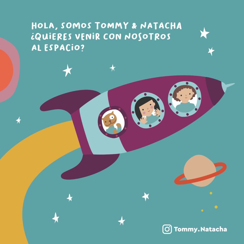 Libro de Actividades En el espacio – Tommy y Natacha