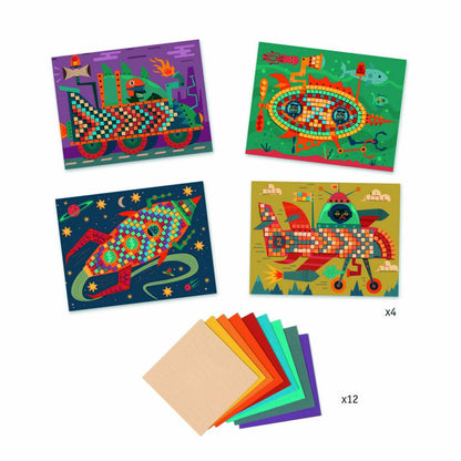 Manualidad Mosaicos – Los ases del volante – DJECO