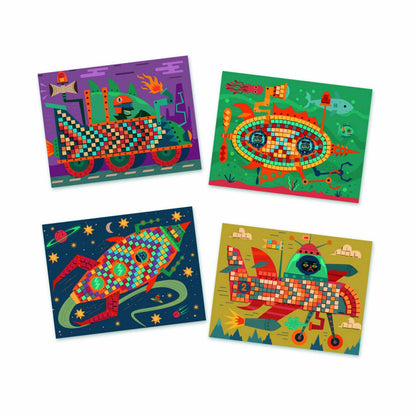 Manualidad Mosaicos – Los ases del volante – DJECO