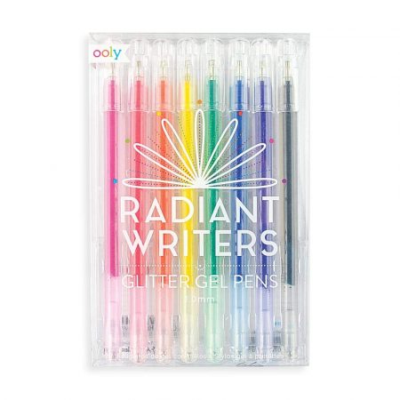 Bolígrafos de gel con brillos – Radiant Writers – Ooly