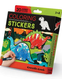 Adhesivos para colorear Dinosaurios – Crocodile Creek
