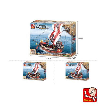 Set Barco Pirata x 379 piezas - Sluban-5532