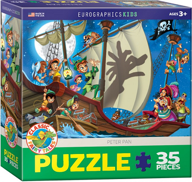 Rompecabeza Peter Pan x 35 piezas - Eurographics Puzzles-0
