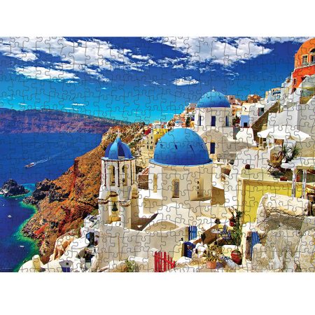 Rompecabeza Vista Isla de Santorini-Eurographics – ciudad