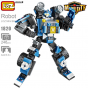 Robot 3 en 1 Azul (Iron Shine) – LOZ