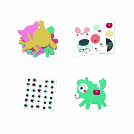 Crear con stickers – Me gustan los animales- DJECO