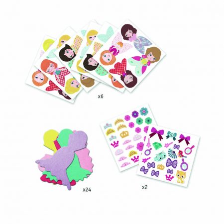 Crear con stickers – Me gustan las princesas- DJECO