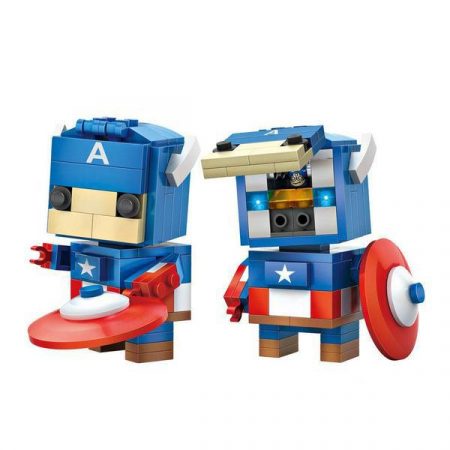 Capitán América Brickheadz – LOZ