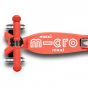 Scooter Maxi Deluxe Foldable LED Bright Coral – MICRO
