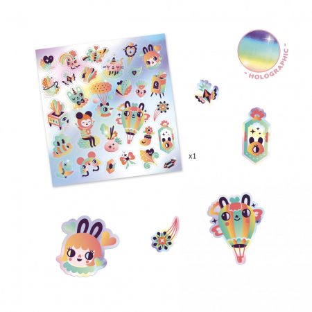 Stickers Holográficos – Arcoiris – Djeco