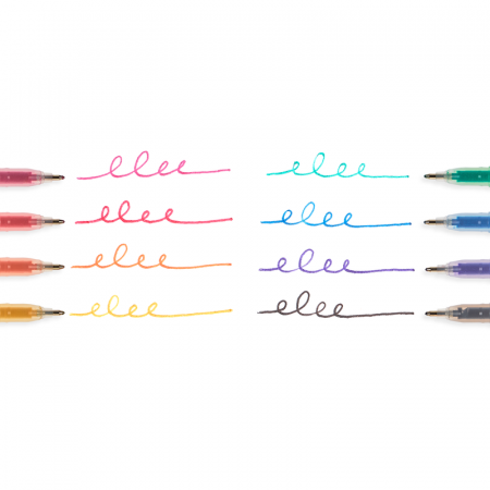 Bolígrafos de gel con brillos – Radiant Writers – Ooly