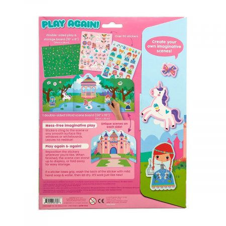 Princess Garden – Escenas de pegatinas reutilizables – Ooly