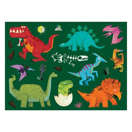 Colorea un cartel con crayones Dinosaurio – Crocodile Creek