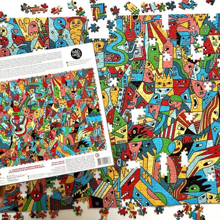 Rompecabezas “El dibujo perdido” por Amadeo Gonzales (1000 Piezas) – Lima Puzzle